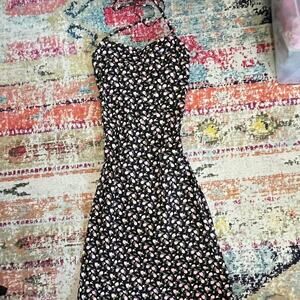 Iconic 90s Betsey Johnson Floral Halter Dress